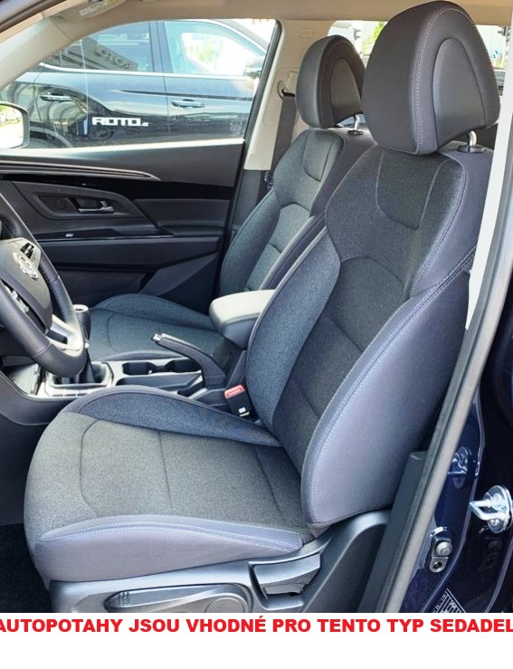 Autopotahy SsangYong KORANDO, od r. 2019, VIP červené