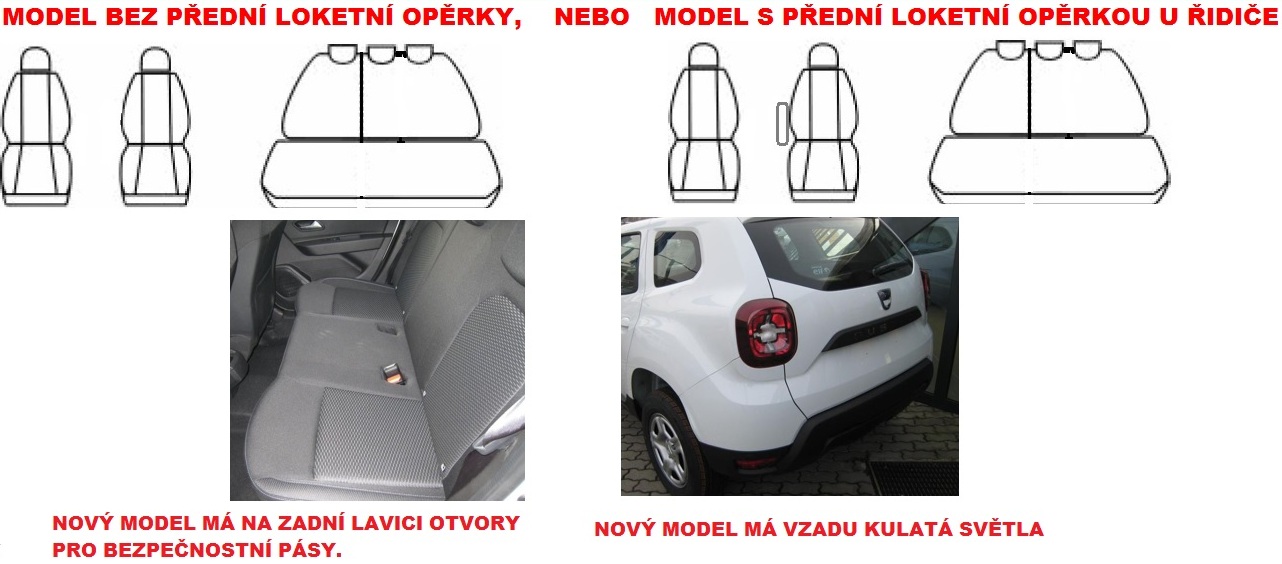 Autopotahy DACIA DUSTER II, od r. 2018, ELEGANCE vínove
