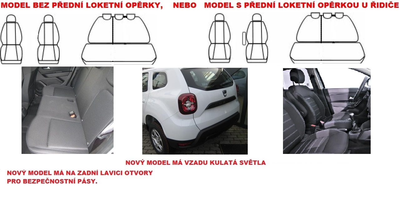 Autopotahy DACIA DUSTER II, od r. 2018, ROYAL-5
