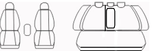 Autopotahy Opel Vectra C, od r. 2002-2008, Eco kůže + alcantara šedé