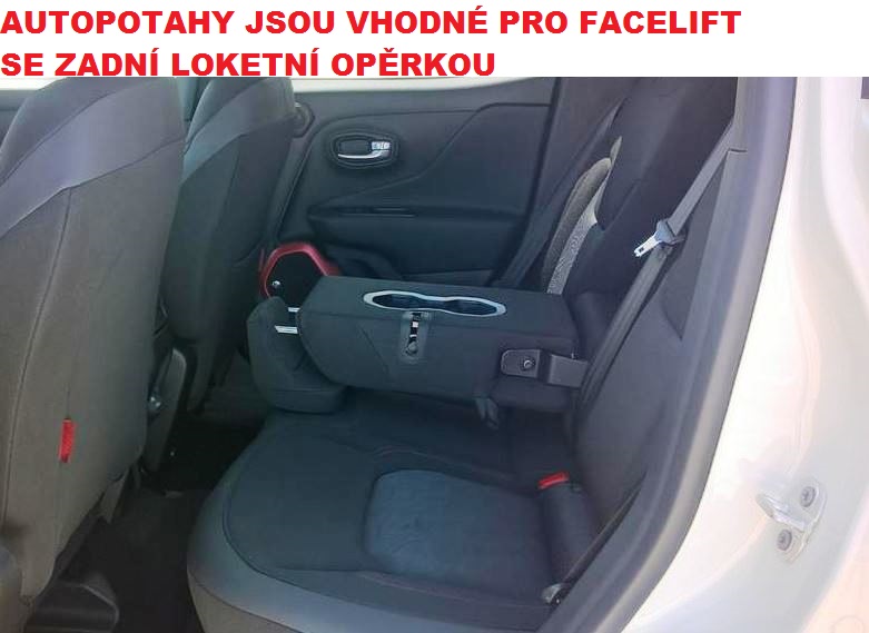 Autopotahy JEEP RENEGADE FACELIFT, od r. 2018, ELEGANCE modré