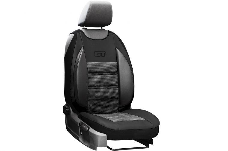 Ergonomický potah na 1 sedadlo GT ERGONOMIC LEATHER, černé