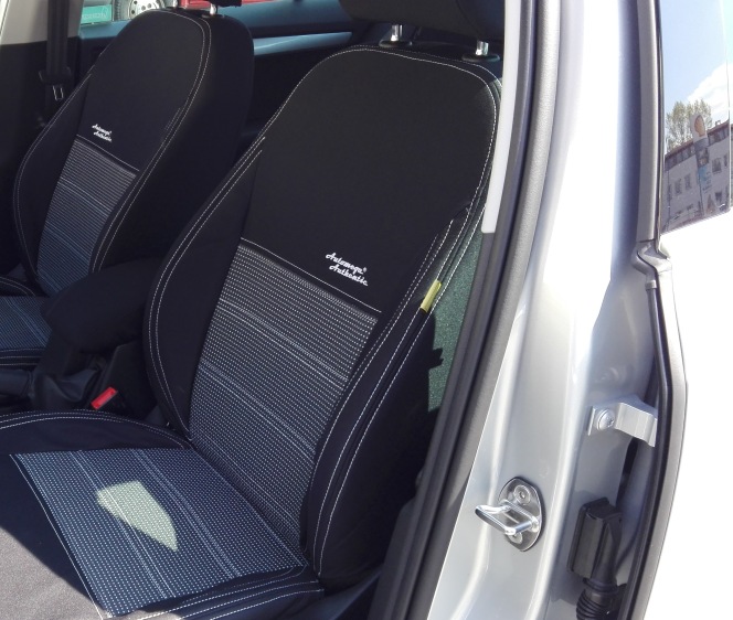 Autopotahy Škoda Octavia III, AUTENTIC DOBLO, bez zadní loketní opěrky, Žakar audi