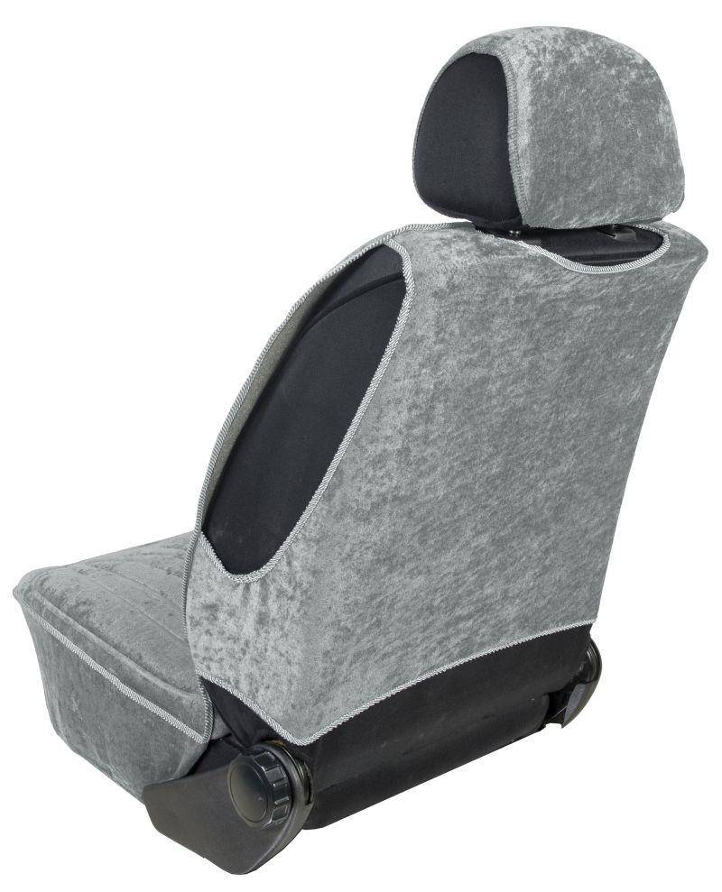 Ergonomický potah na 1 sedadlo PROFIL, stříbrný