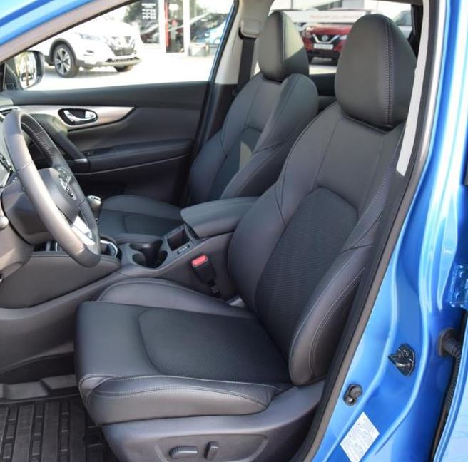 Autopotahy NISSAN QASHQAI II, od 2017, TEKNA A CONNECTA, AUTHENTIC DOBLO, žakar modrý