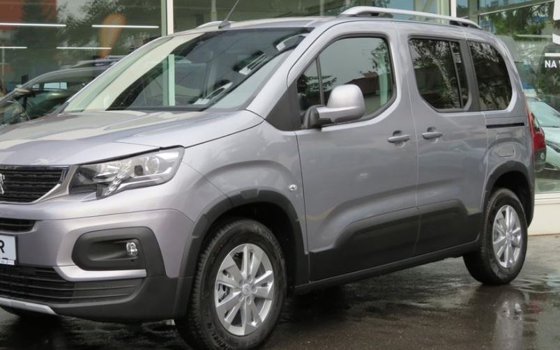 Autopotahy PEUGEOT RIFTER, vzadu dělený 2/1, od 2018, AUTHENTIC DOBLO, matrix béžový