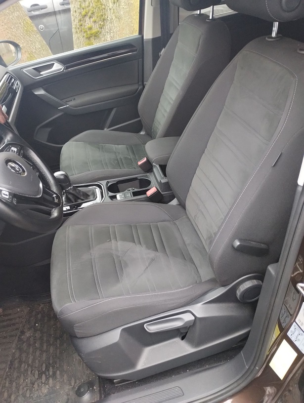 Autopotahy Volkswagen Touran II, 5 MÍST, SE STOLKY, od r. 2010-2015, antracit