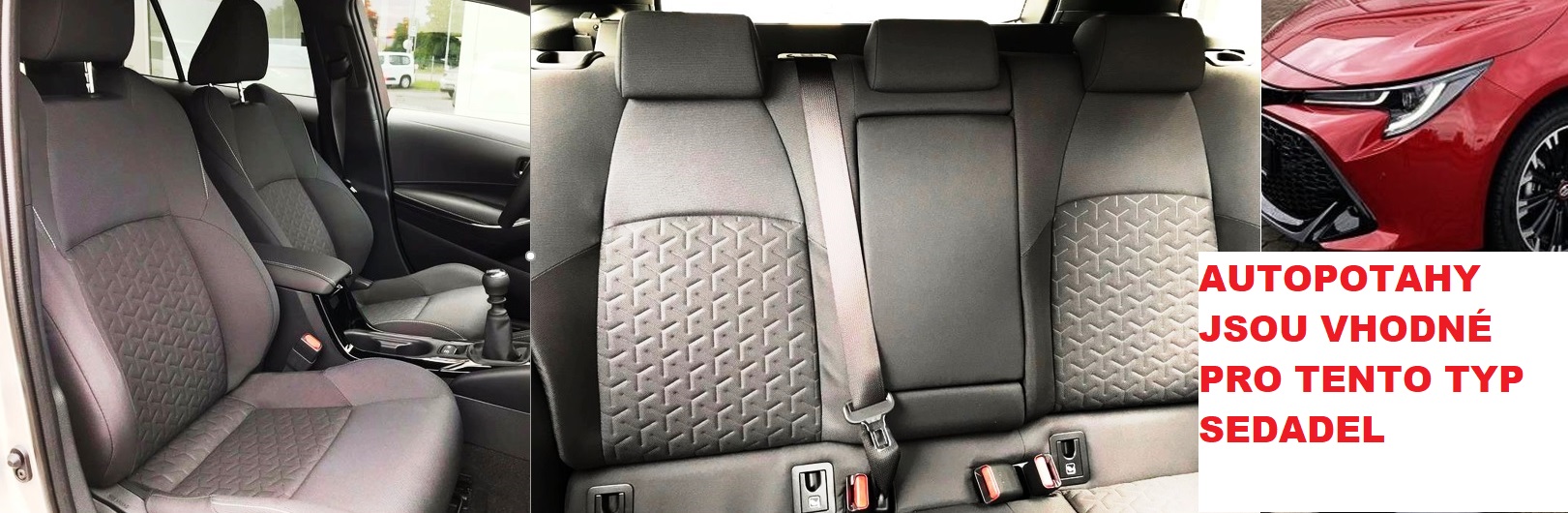 Autopotahy Toyota COROLLA XII, KOMBI, 5 DVEŘ, od r. 2019, AUTHENTIC DOBLO, vlnky černé