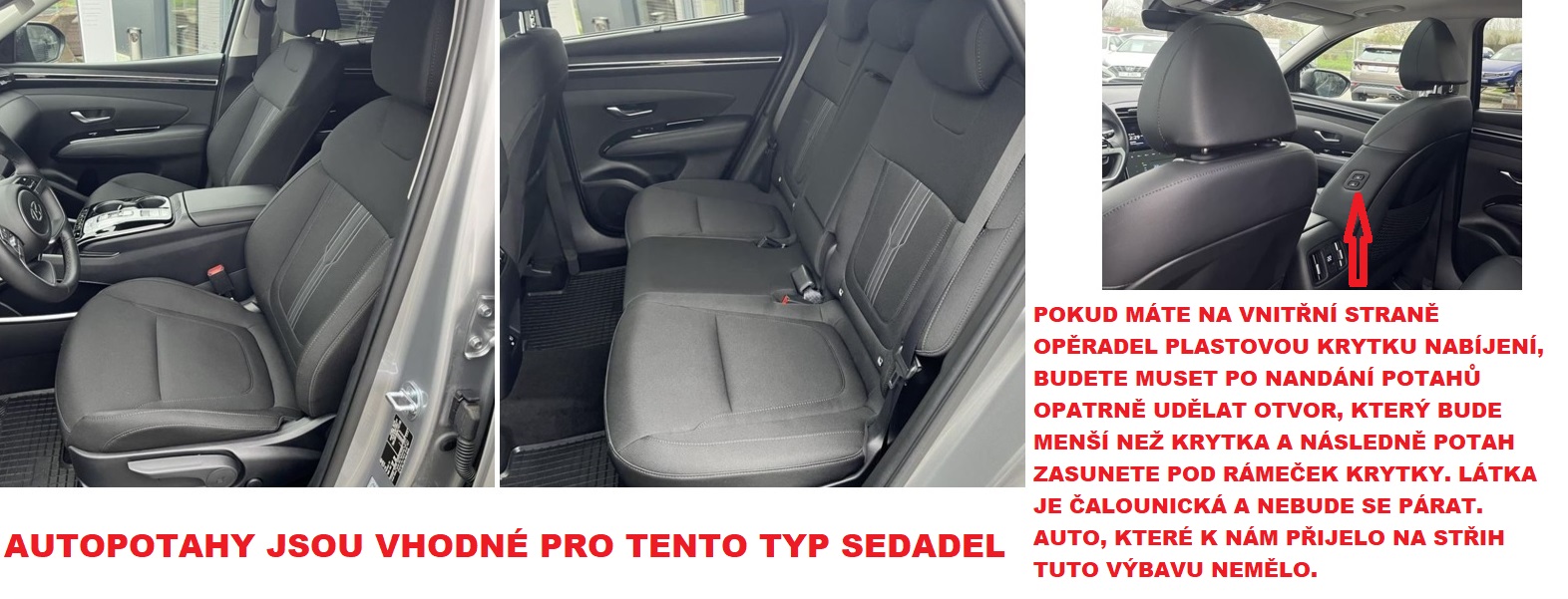 Autopotahy HYUNDAI TUCSON IV, od r. 2021, AUTHENTIC DOBLO, žakar modrý
