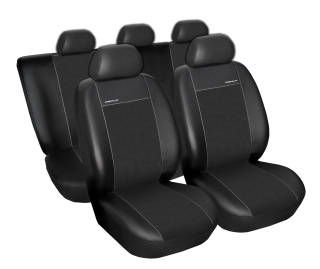 Autopotahy Audi A3 8L , od r.v. 1996- 2003, Eco kůže + alcantara černé