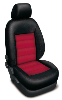 Autopotahy VOLKSWAGEN T5, 8 míst, od r. 2003-2014, AUTHENTIC VELVET černočervené