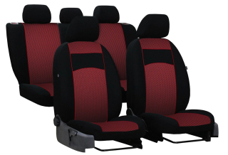 Autopotahy VOLKSWAGEN POLO VI, nedělené, od r. 2017, VIP červené