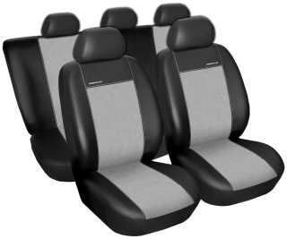 Autopotahy Seat Cordoba II SPORT, od r. 2002-2011, Eco kůže + alcantara šedé